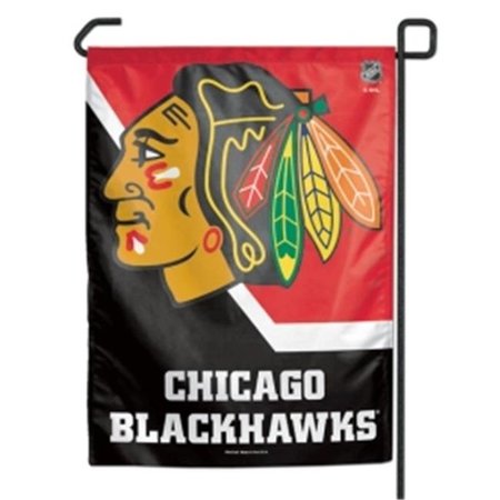 CISCO INDEPENDENT Chicago Blackhawks Flag 12x18 Garden Style 2 Sided 3208579429